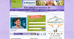 Desktop Screenshot of ilovemyhormones.tv
