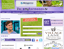 Tablet Screenshot of ilovemyhormones.tv